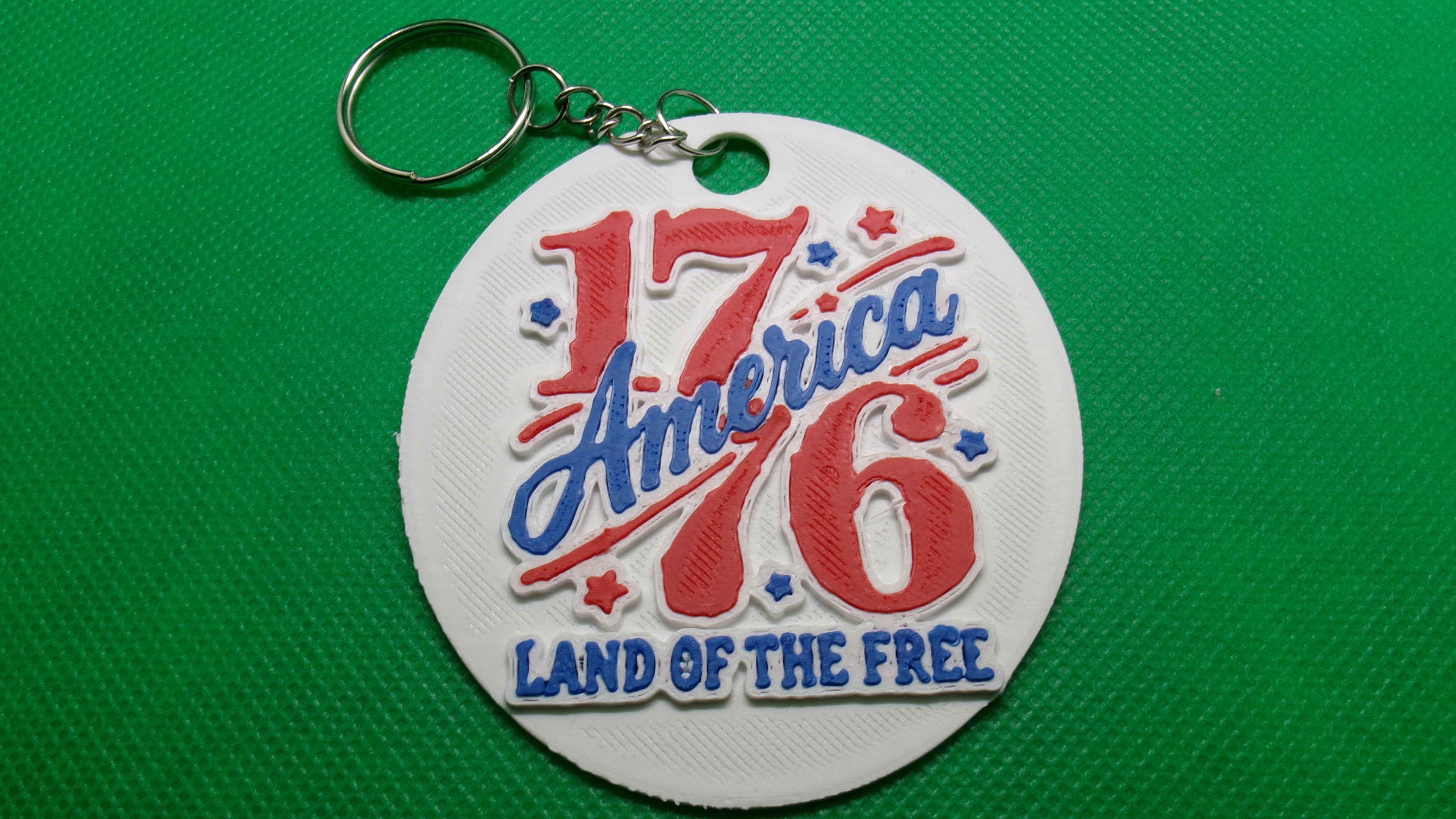 1776 America Earrings and Keychains