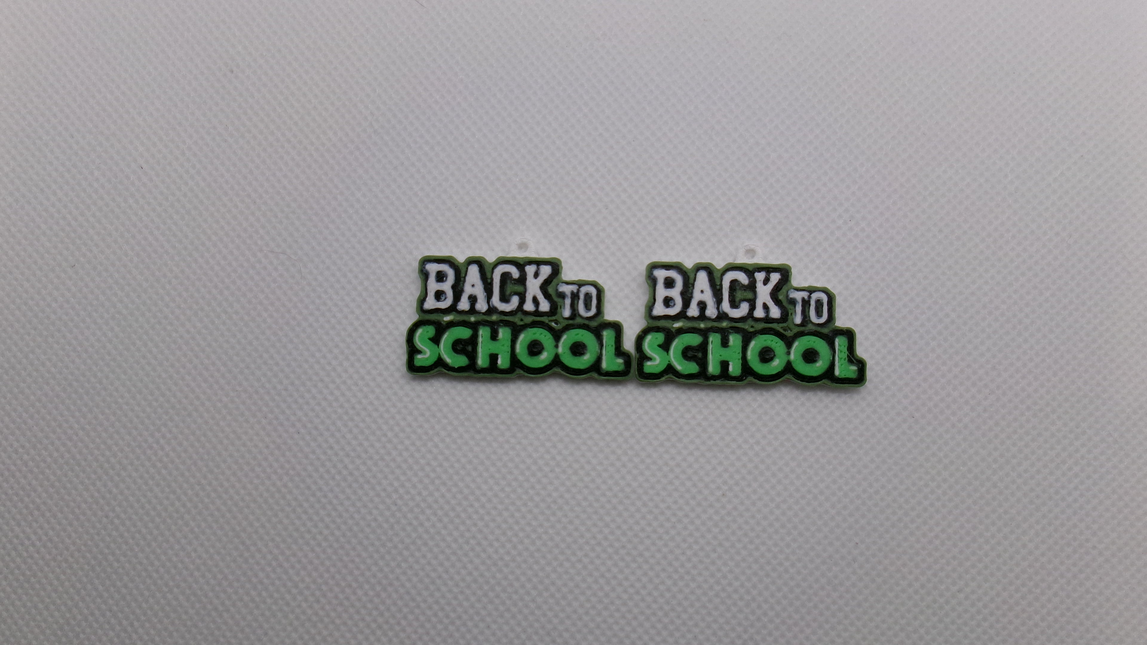 Back to School Earrings and Keychain 3D files