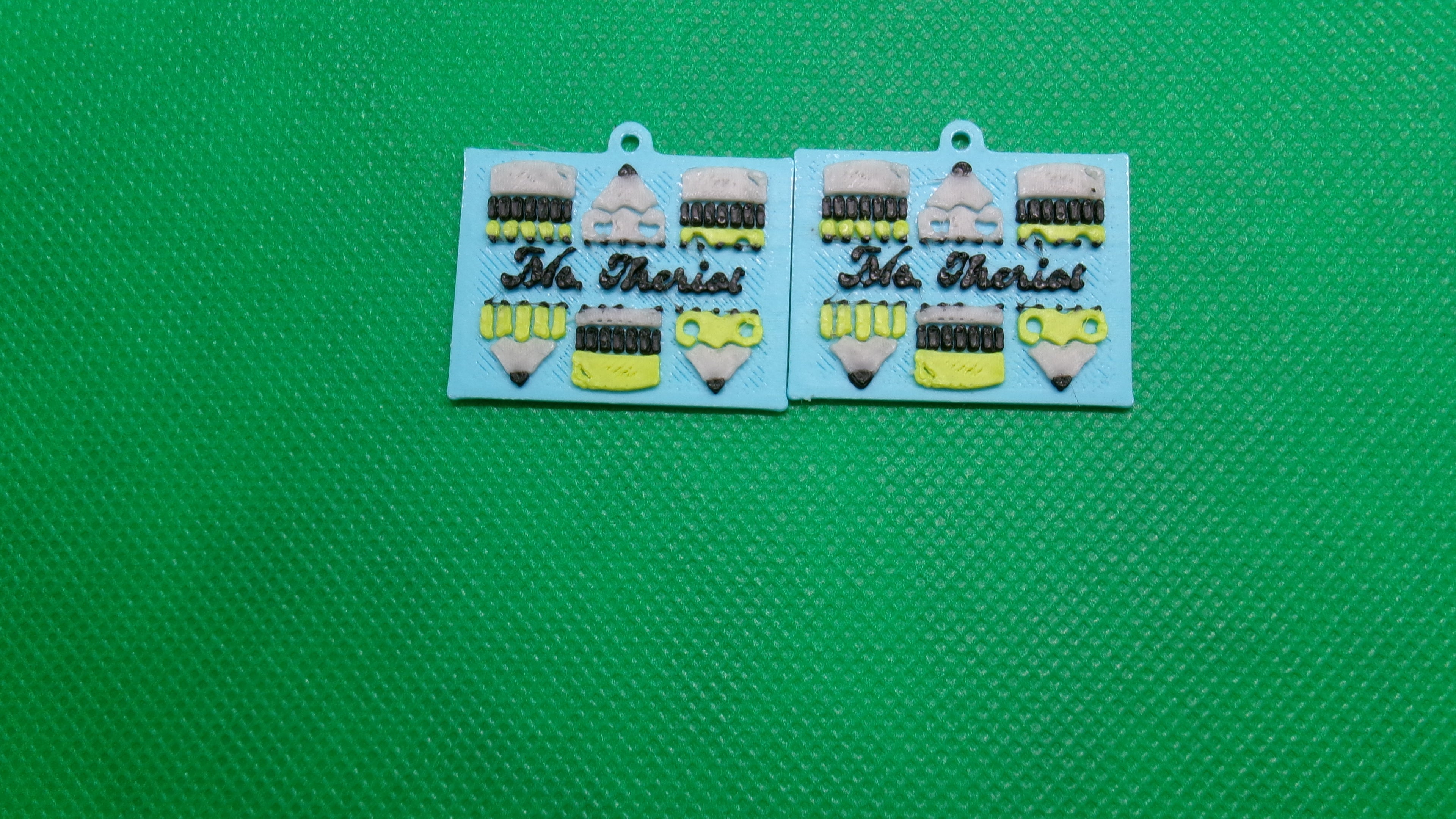 Custom Made Earrings and Keychain (for anyone in education)