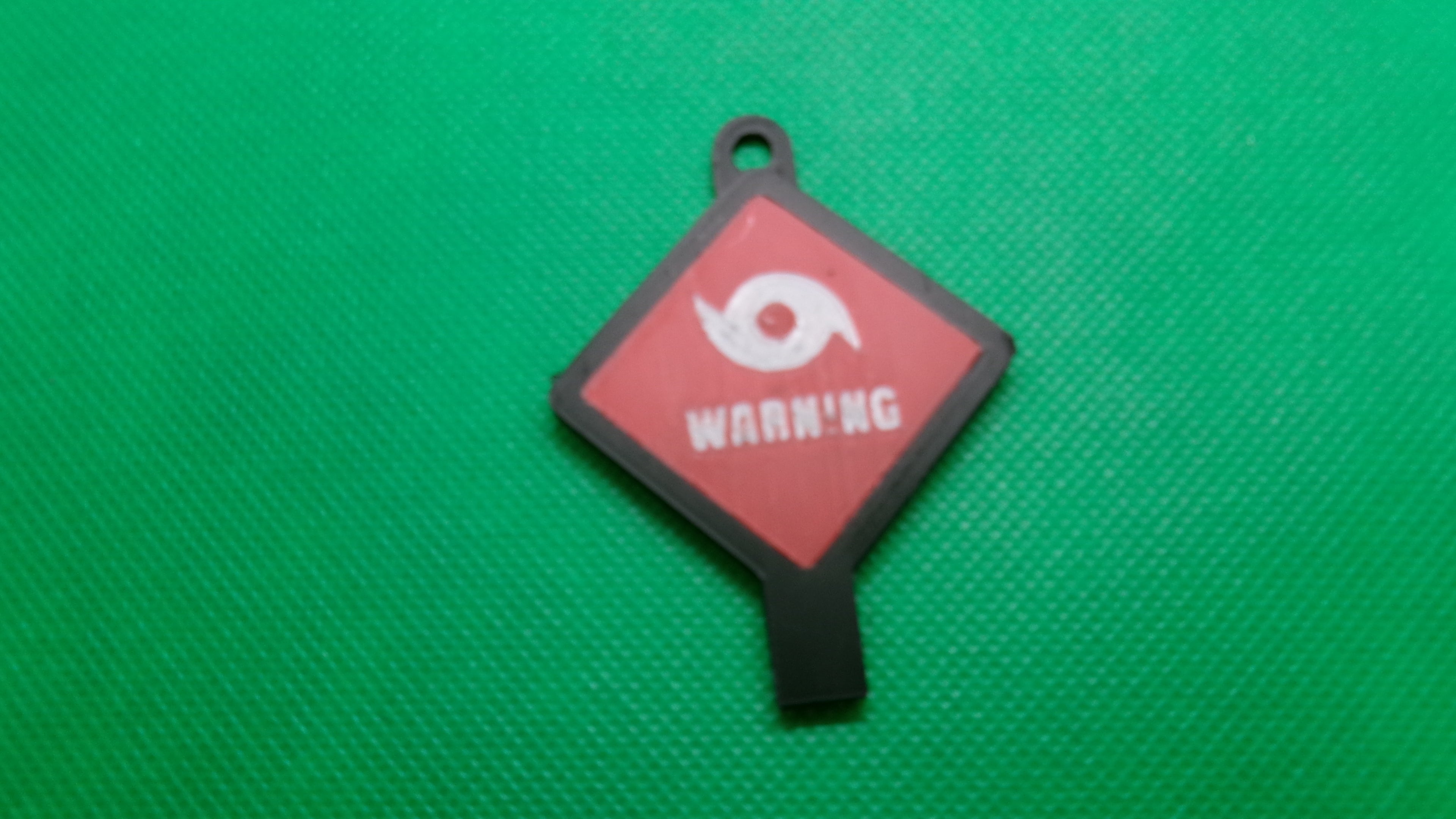 Hurricane Warning sign Keychain and Earrings 3D Files